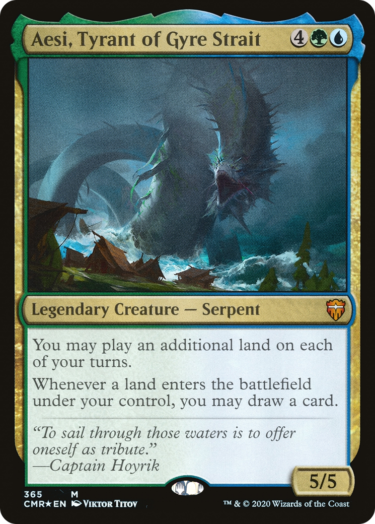 Aesi, Tyrant of Gyre Strait (CMR-365) (Foil)