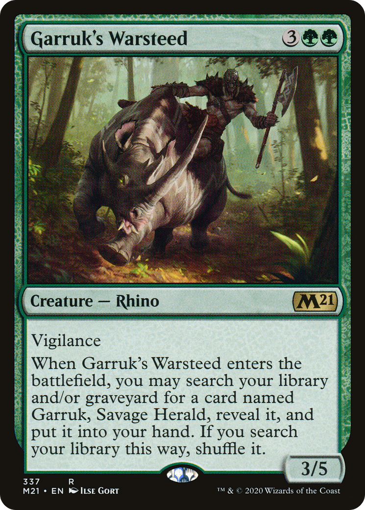 Garruk's Warsteed (M21-337)