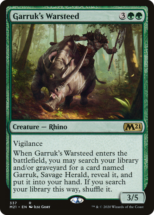 Garruk's Warsteed (M21-337)