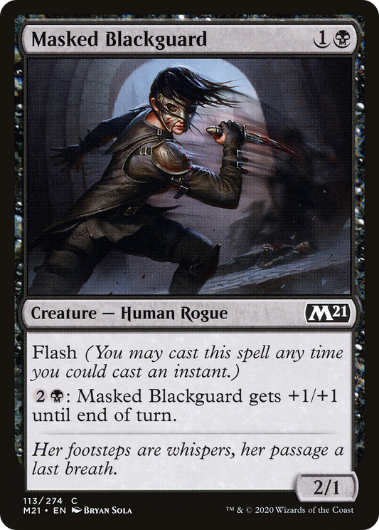 Masked Blackguard (M21-113) (Foil)