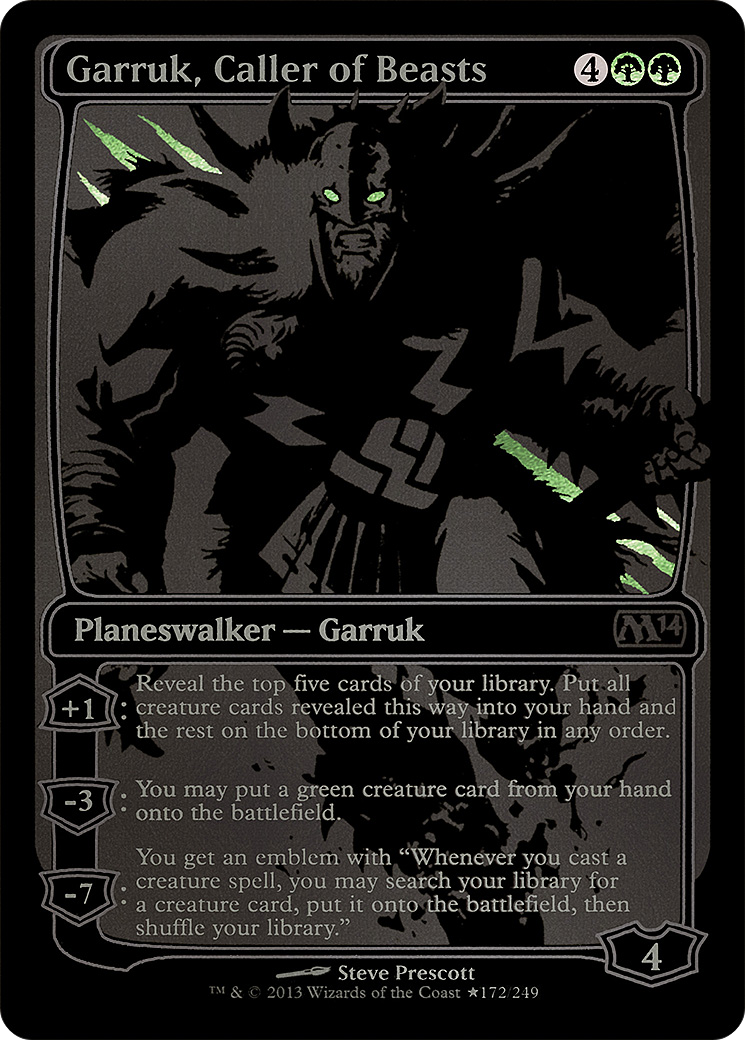 Garruk, Caller of Beasts (MEDIA-172★) (Foil)