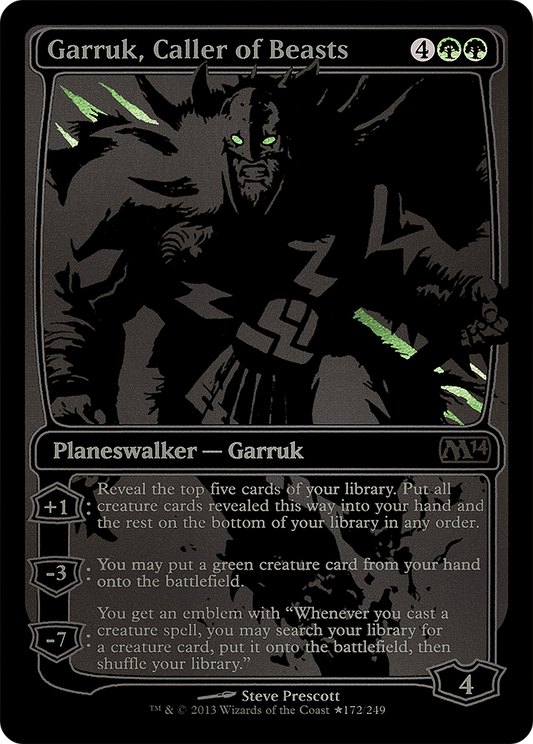 Garruk, Caller of Beasts (MEDIA-172★) (Foil)