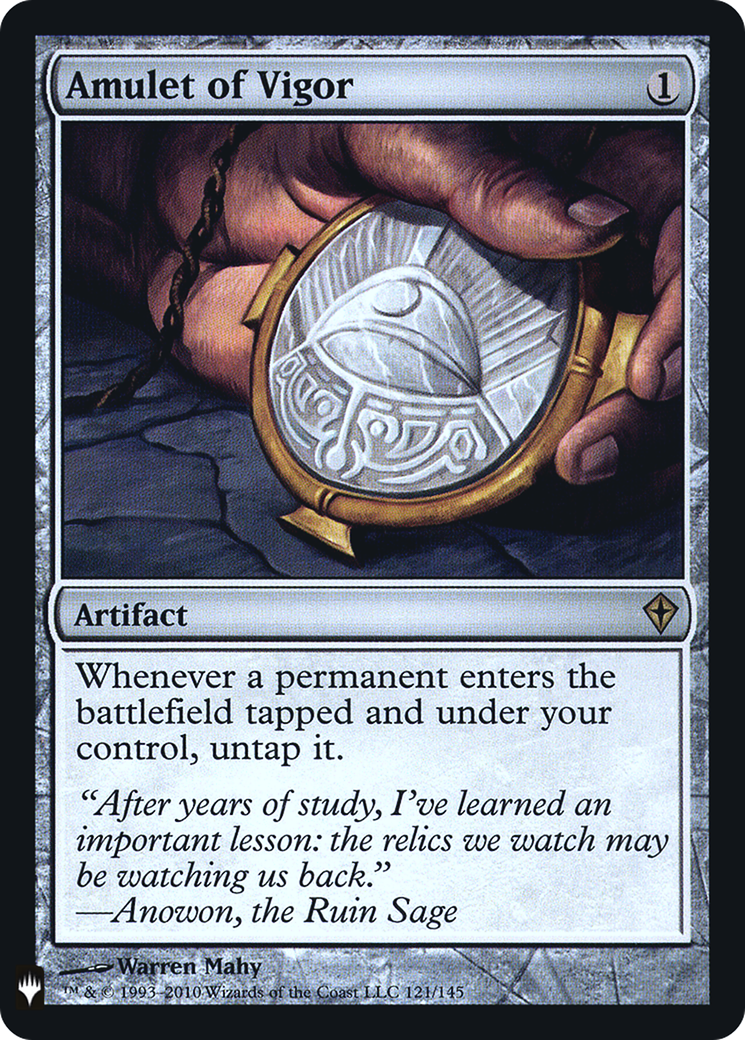 Amulet of Vigor (LIST-WWK-121) (Foil)