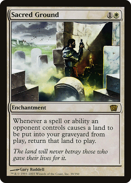 Sacred Ground (8ED-39★) (Foil)