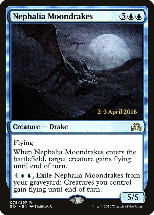Nephalia Moondrakes (PRE-75S) (Foil)