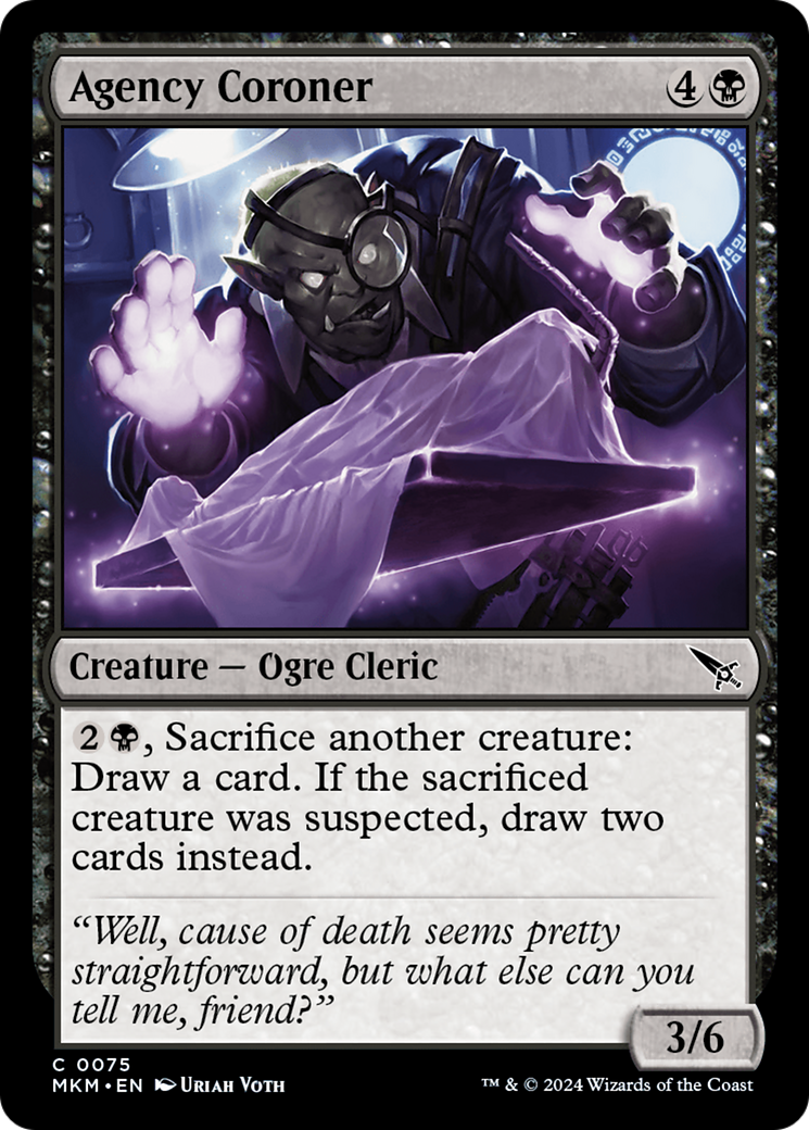 Agency Coroner (MKM-075) (Foil)