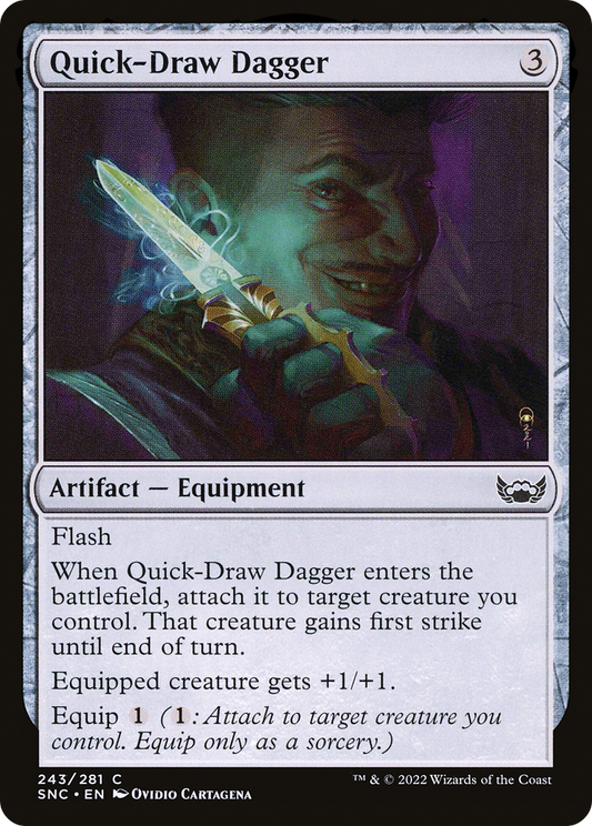 Quick-Draw Dagger (SNC-243) (Foil)