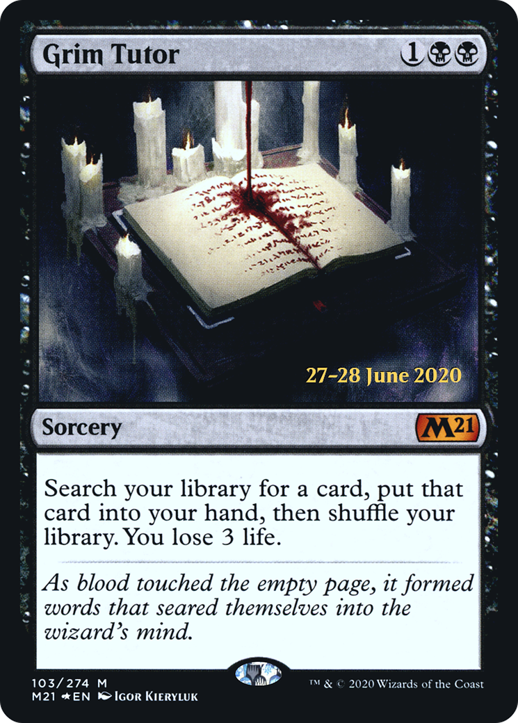 Grim Tutor (PRE-103S) (Foil)