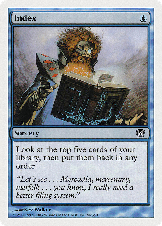 Index (8ED-084★) (Foil)