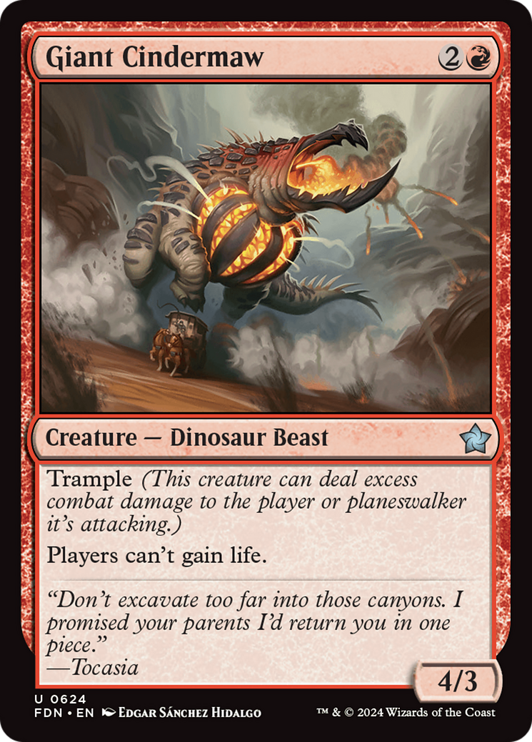 Giant Cindermaw (FDN-624)