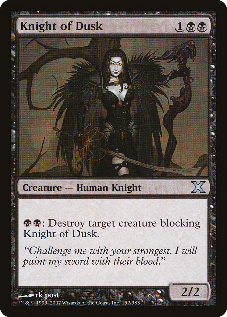 Knight of Dusk (10E-152) (Foil)