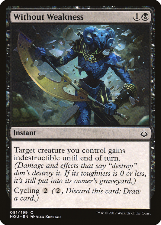 Without Weakness (HOU-081) (Foil)