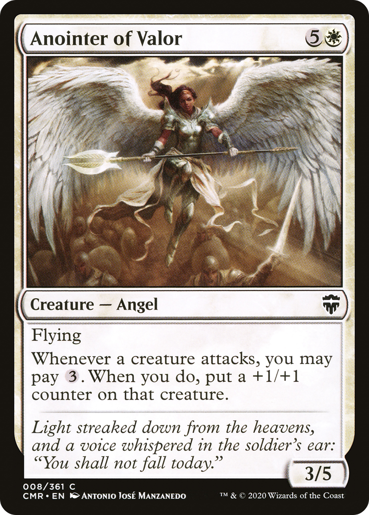 Anointer of Valor (CMR-008) (Foil)
