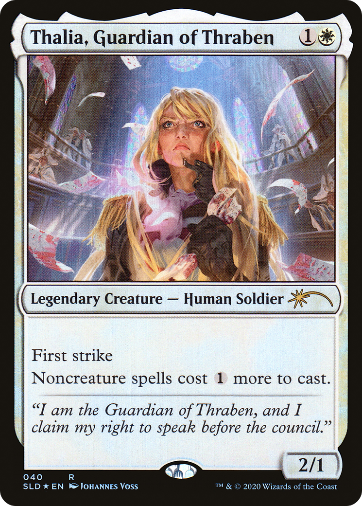 Thalia, Guardian of Thraben (SLD-040) (Foil)