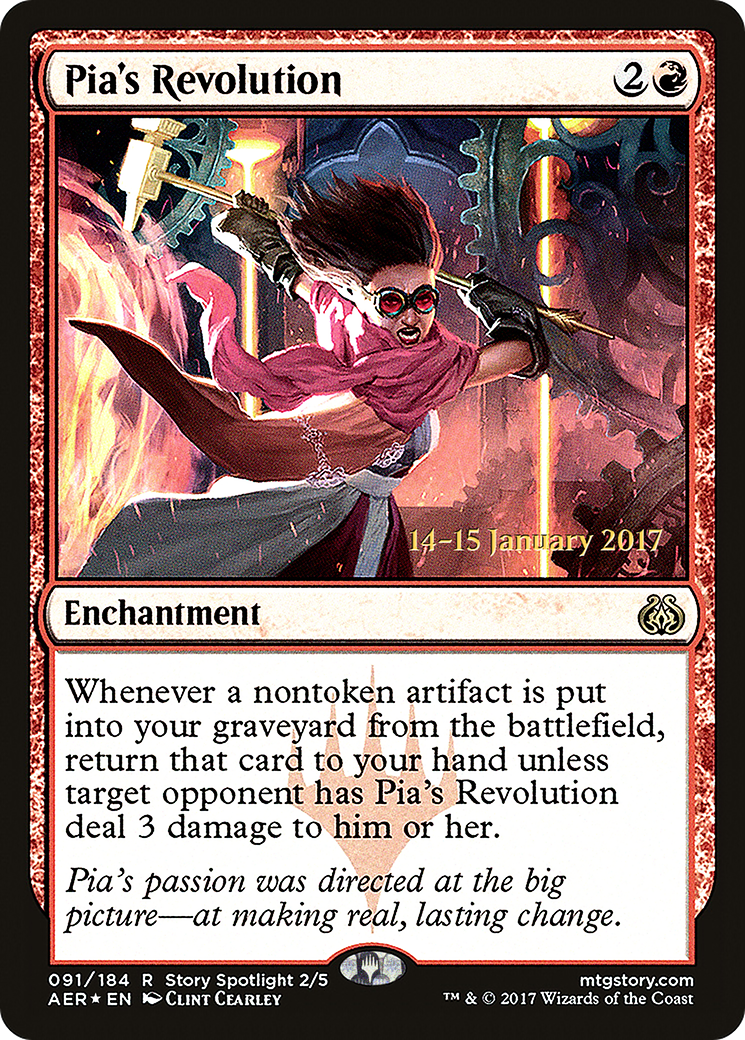 Pia's Revolution (PRE-91S) (Foil)
