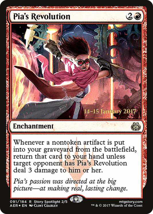 Pia's Revolution (PRE-91S) (Foil)