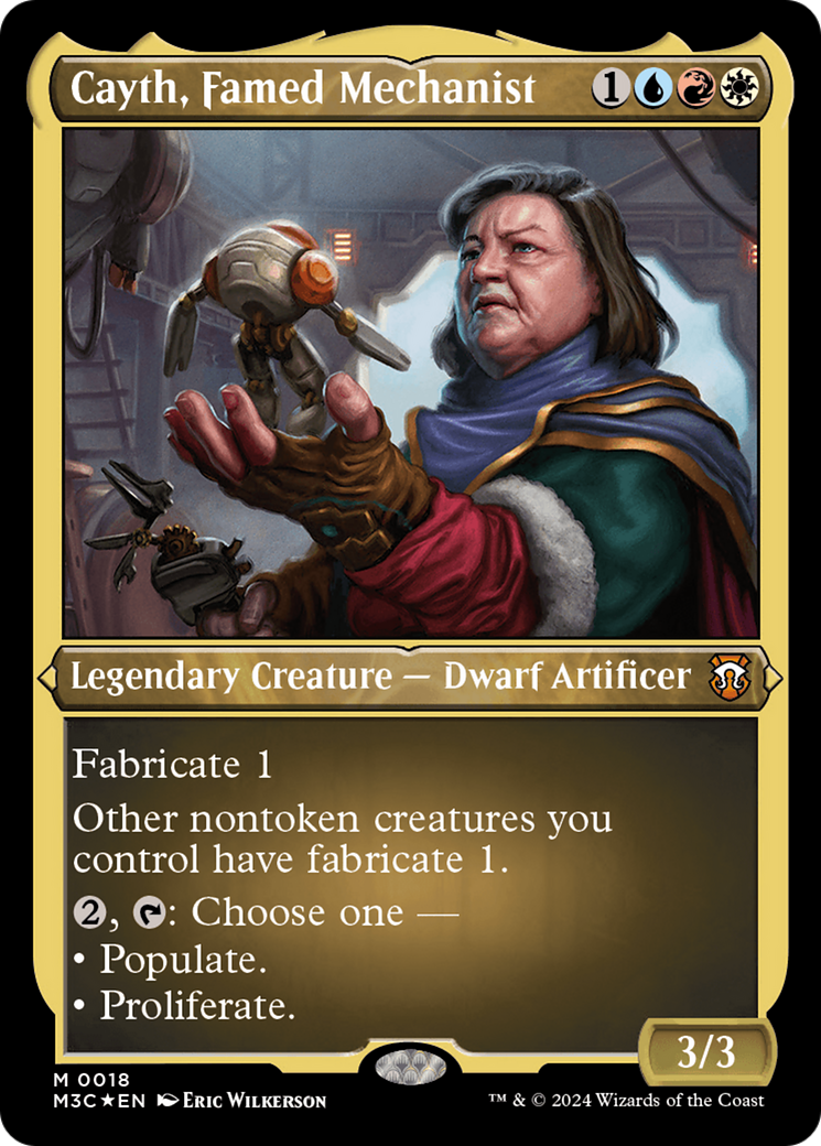 Cayth, Famed Mechanist (M3C-018) (Etched Foil)