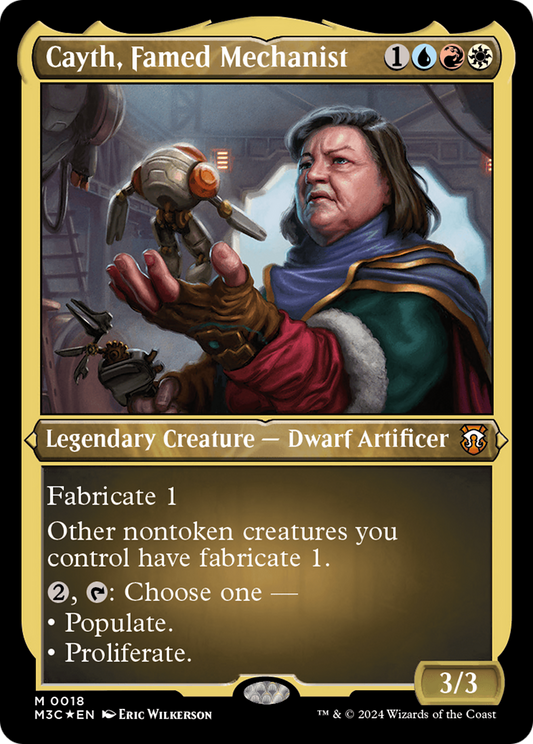 Cayth, Famed Mechanist (M3C-018) (Etched Foil)