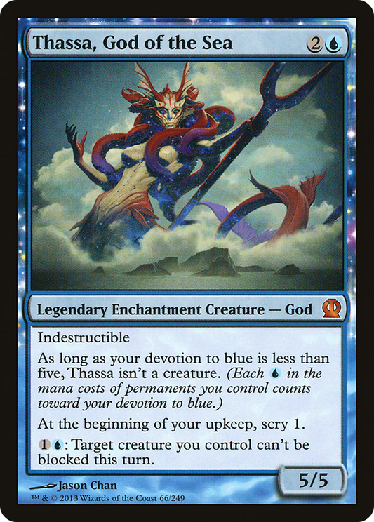 Thassa, God of the Sea (THS-066) (Foil)
