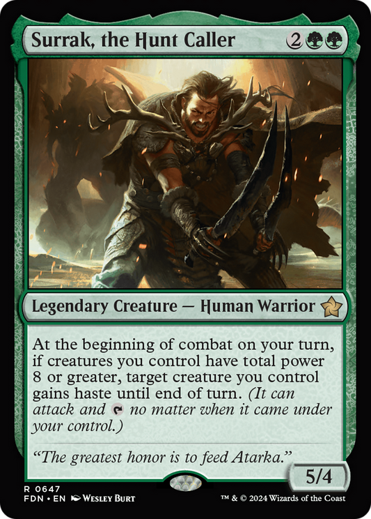 Surrak, the Hunt Caller (FDN-647)