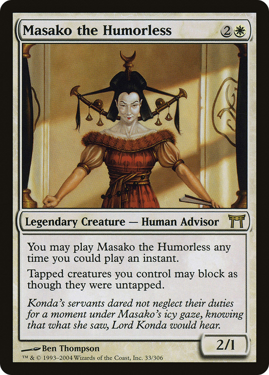 Masako the Humorless (CHK-033) (Foil)