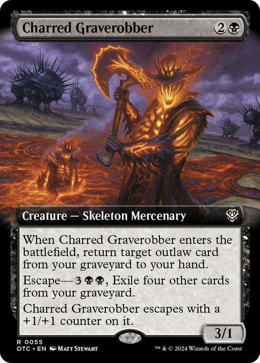 Charred Graverobber (OTC-055) (Extended Art)