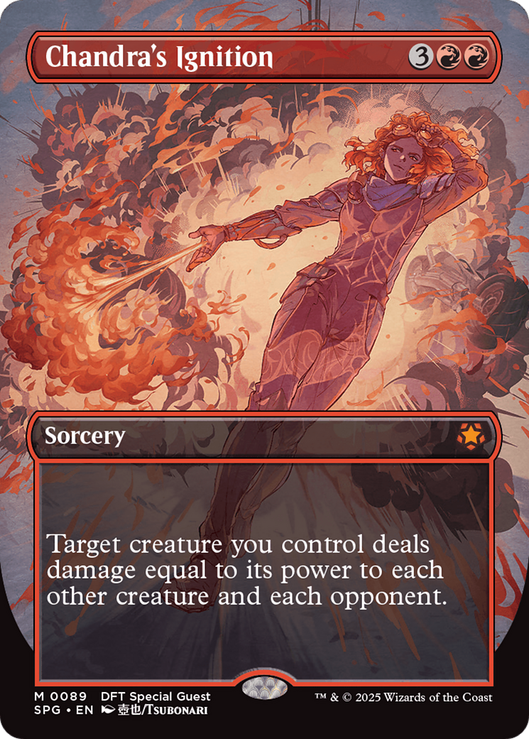 Chandra's Ignition (SPG-089) (Borderless) (Foil)
