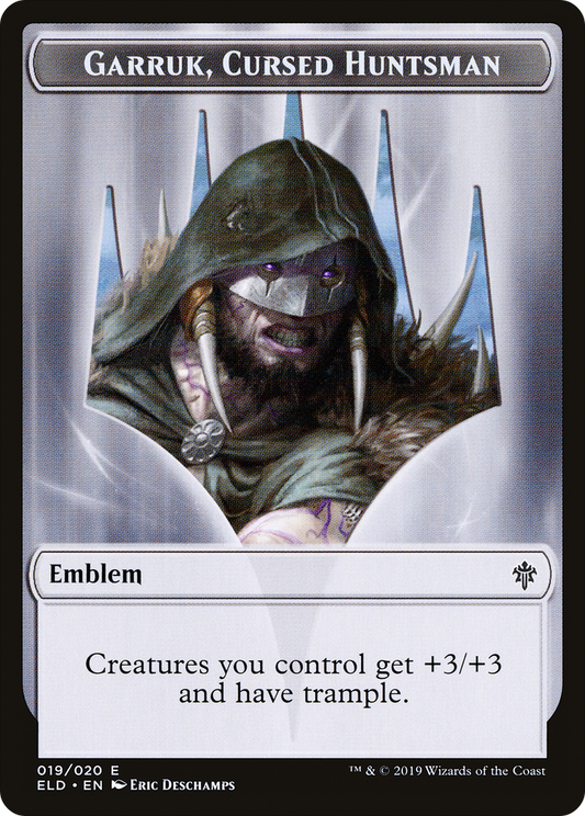 Garruk, Cursed Huntsman Emblem (TELD-019)