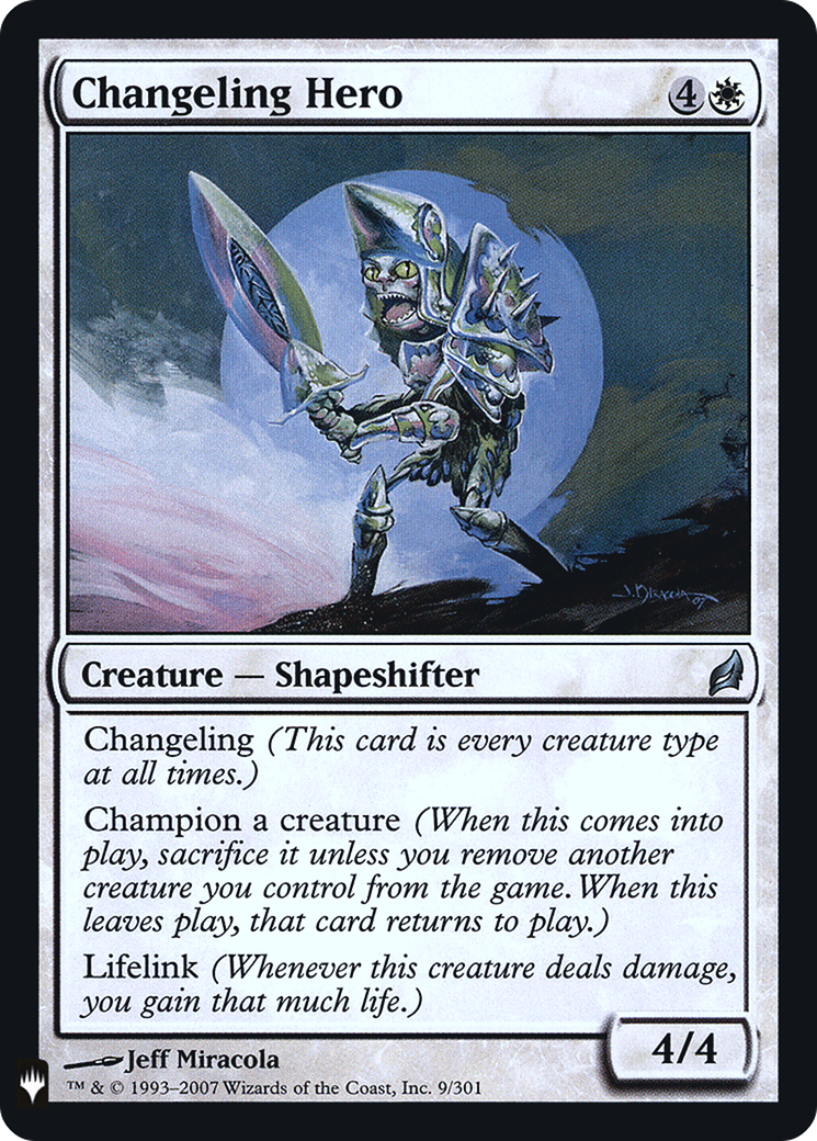 Changeling Hero (PLST-LRW-9) (Foil)