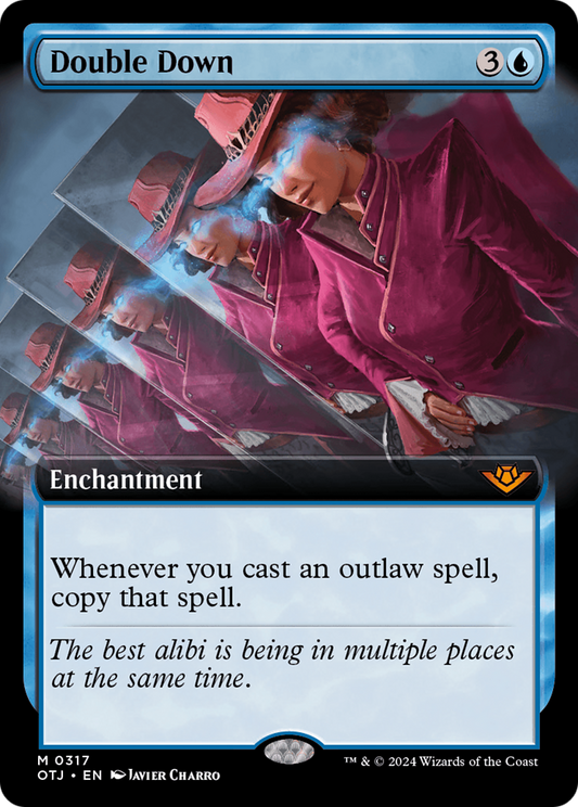 Double Down (OTJ-317) (Extended Art) (Foil)