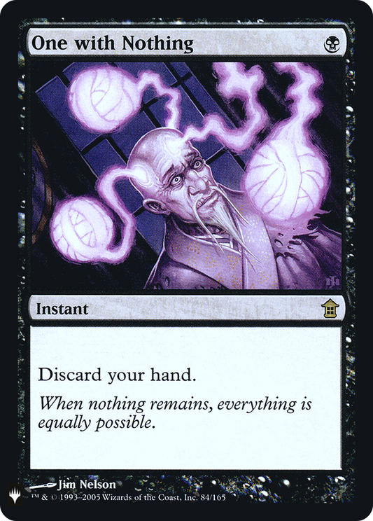 One with Nothing (LIST-SOK-84) (Foil)