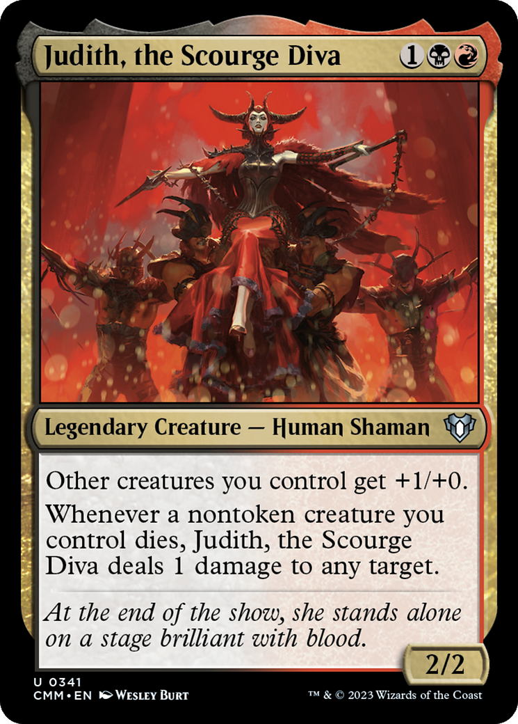Judith, the Scourge Diva (CMM-341) (Foil)