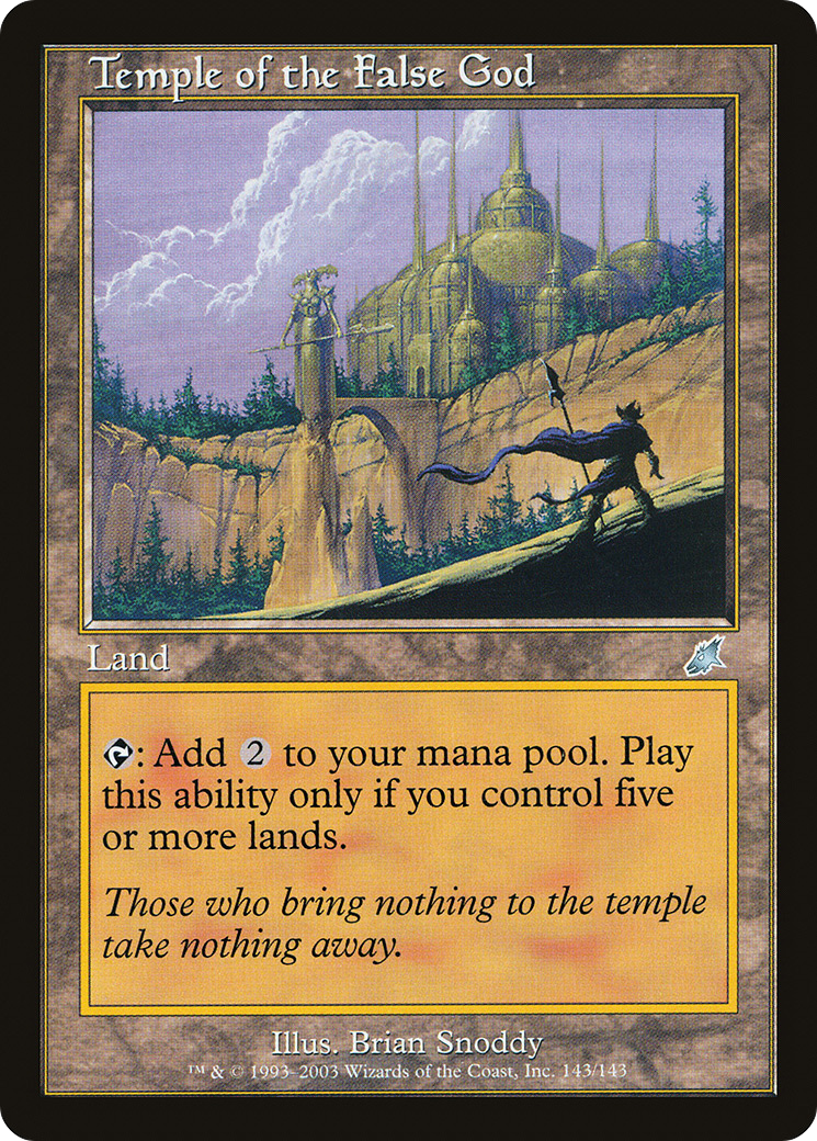 Temple of the False God (SCG-143) (Foil)
