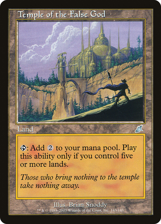Temple of the False God (SCG-143) (Foil)