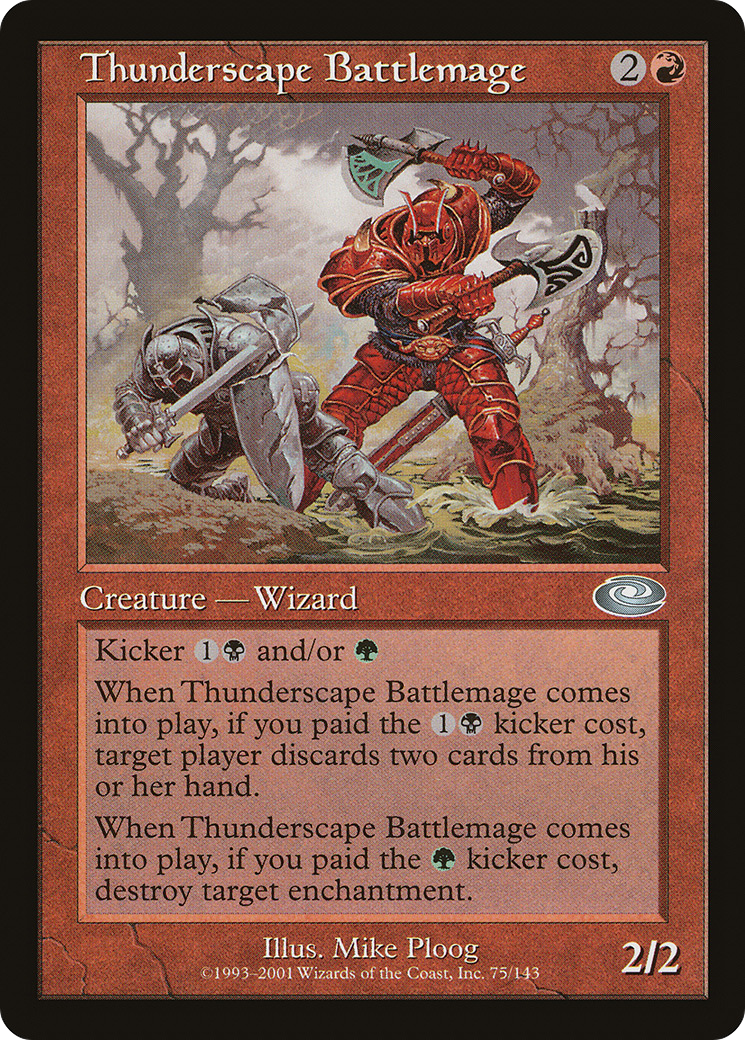Thunderscape Battlemage (PLS-075) (Foil)