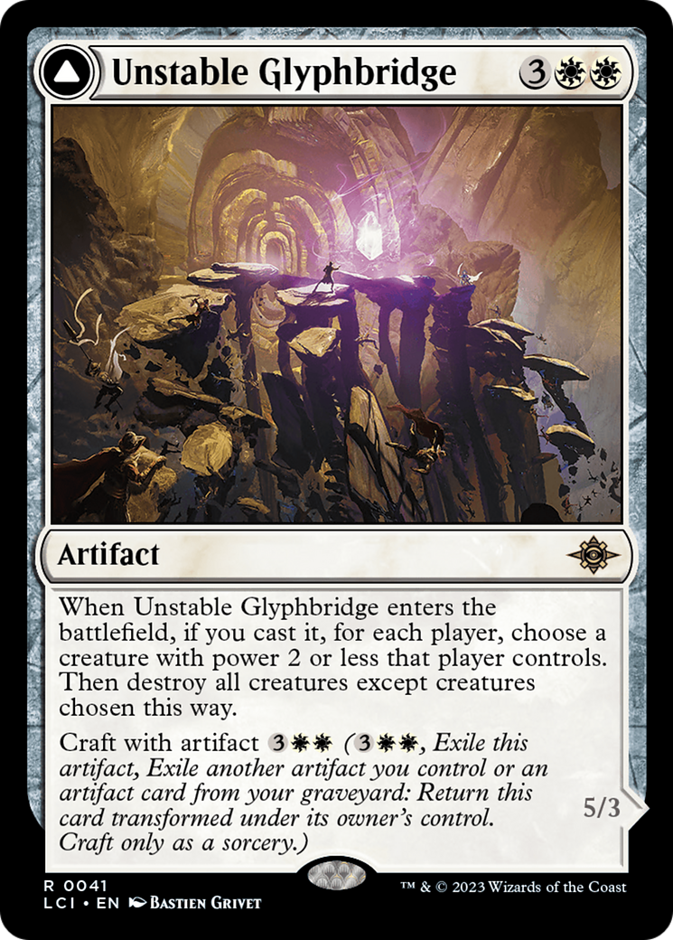 Unstable Glyphbridge // Sandswirl Wanderglyph (LCI-041)