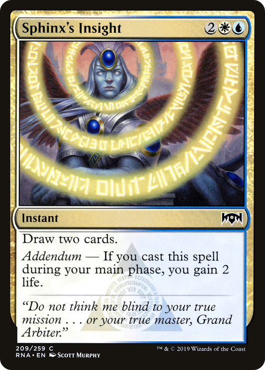 Sphinx's Insight (RNA-209) (Foil)