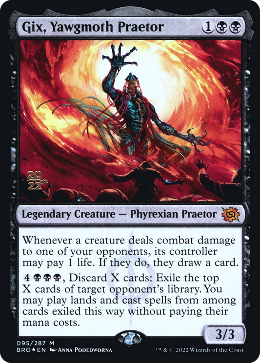 Gix, Yawgmoth Praetor (PRE-95S) (Foil)