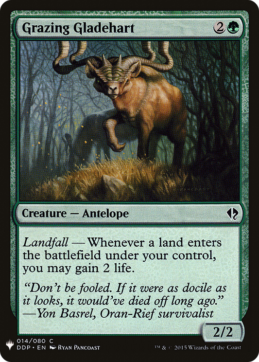 Grazing Gladehart (LIST-DDP-14)