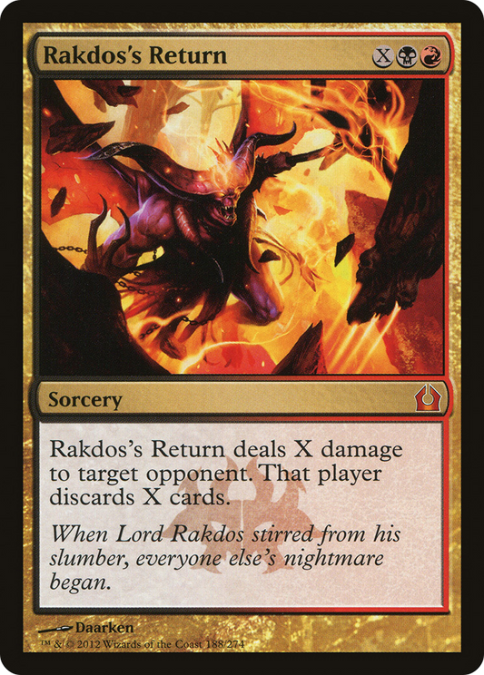 Rakdos's Return (RTR-188) (Foil)