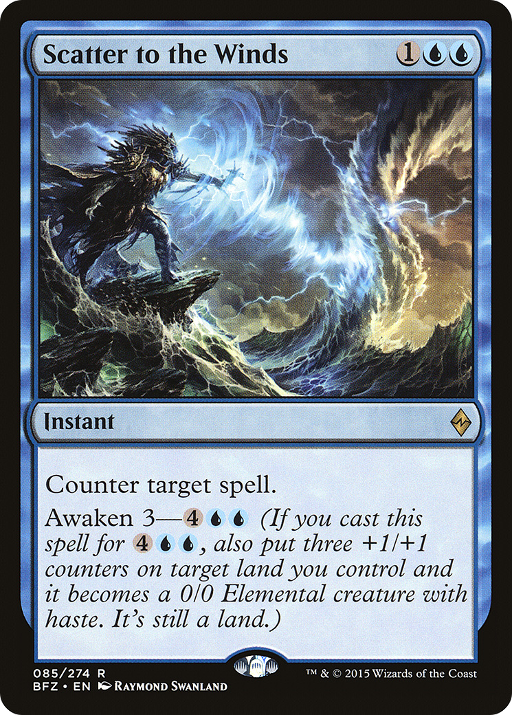 Scatter to the Winds (BFZ-085) (Foil)