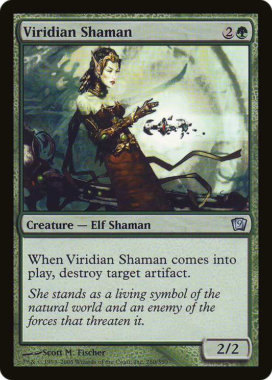 Viridian Shaman (9ED-280★) (Foil)