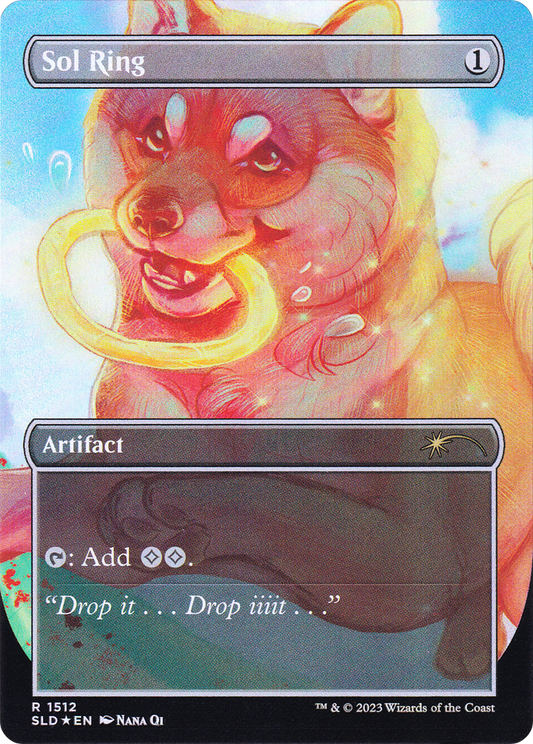 Sol Ring // Sol Ring (SLD-1512) (Borderless) (Foil)