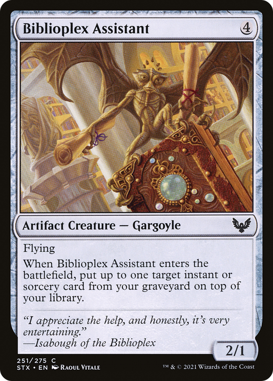 Biblioplex Assistant (STX-251) (Foil)