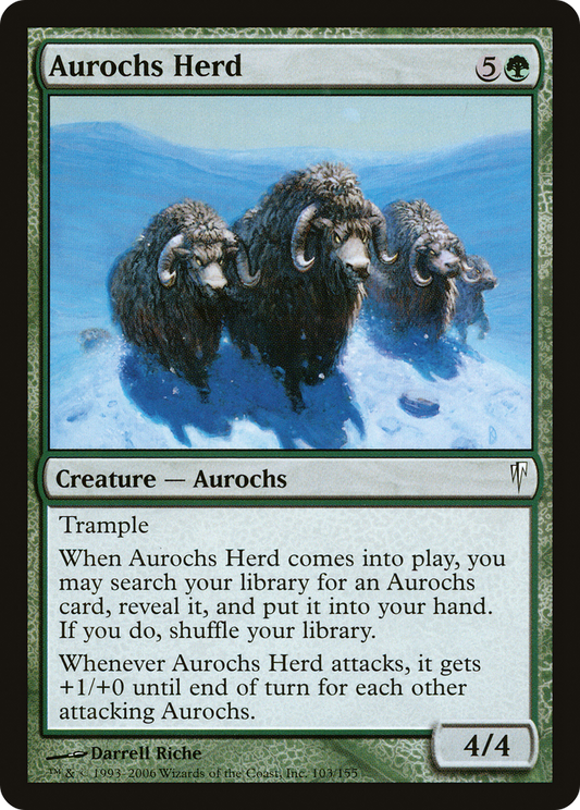 Aurochs Herd (CSP-103) (Foil)