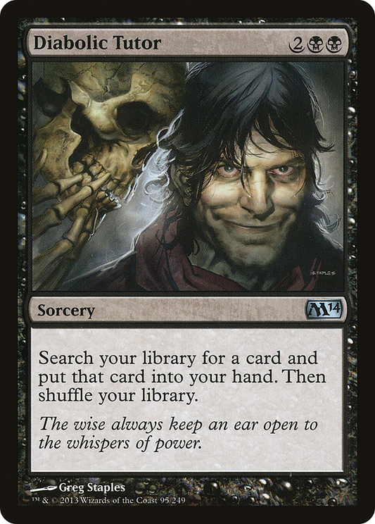 Diabolic Tutor (M14-095)