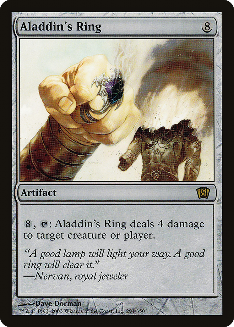 Aladdin's Ring (8ED-291★) (Foil)