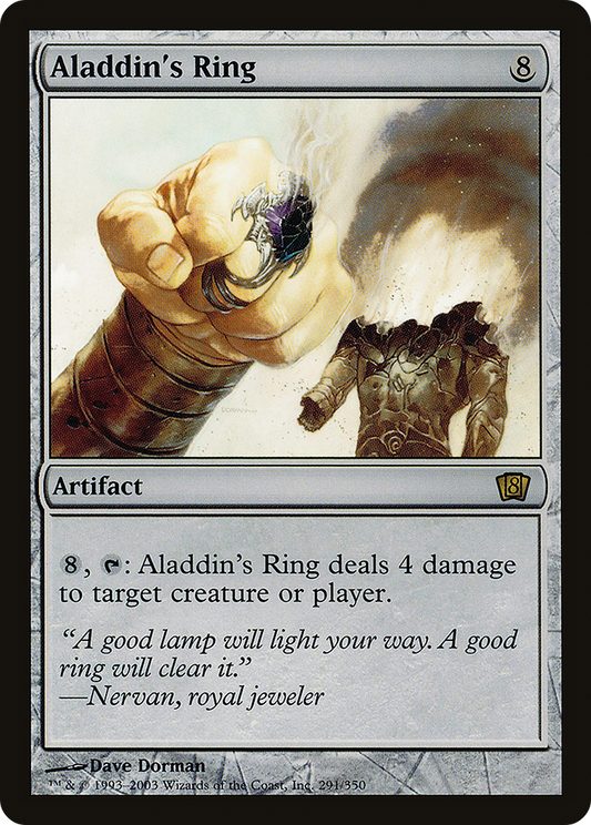 Aladdin's Ring (8ED-291★) (Foil)