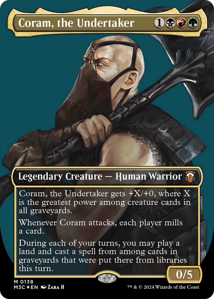 Coram, the Undertaker (M3C-138) (Borderless) (Foil)
