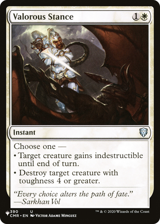 Valorous Stance (LIST-CMR-390)